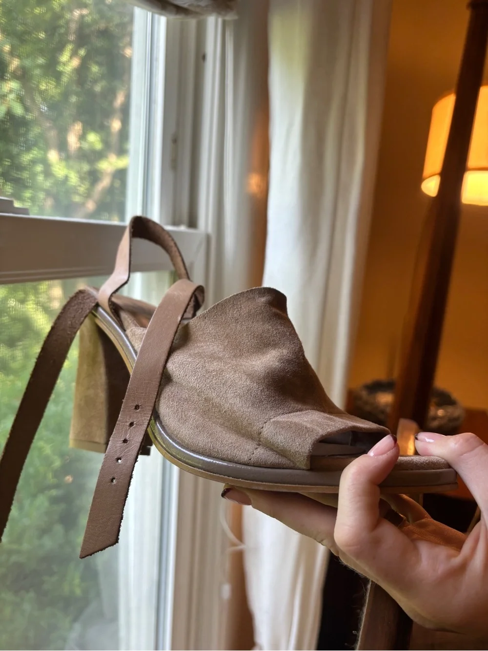 Free People Taupe See You There Heel